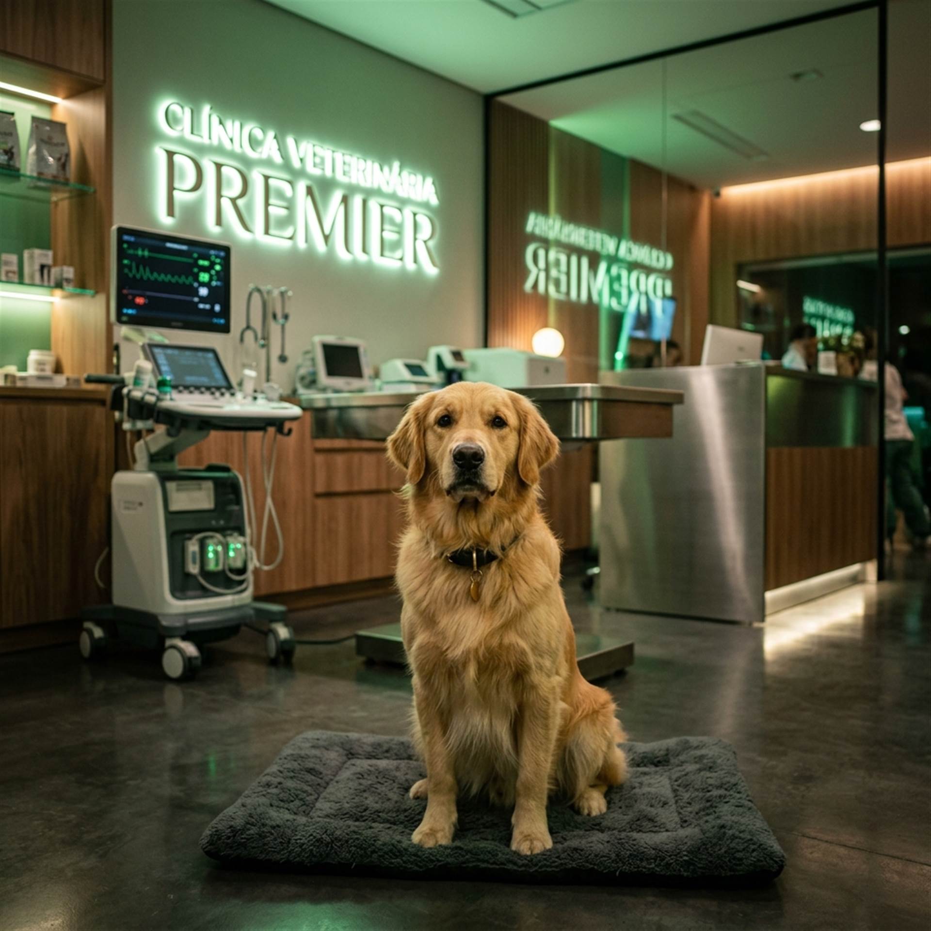 Clínica veterinária premium com equipamentos modernos